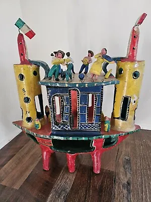 Vintage Mexican Ceramic Folklore Pottery Mariachi Band Candelario Medrano • $985