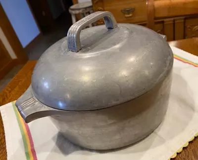 Vintage Wagner Ware Sydney Magnalite 4248-M Dutch Oven Roaster 5 Qt. With Lid • $29