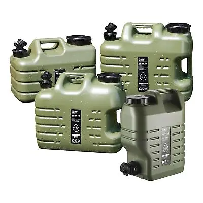 Portable Water Container With Faucet Water Jug Bucket For Outdoor Backpack • $34.69