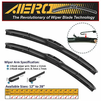 AERO Hybrid 26  + 18  OEM Quality Windshield Wiper Blades (Set Of 2) • $17.95