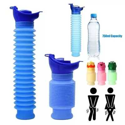 600/750ml Male & Female Portable Urinal Travel Camping Car Toilet Pee Bottle • $11.66