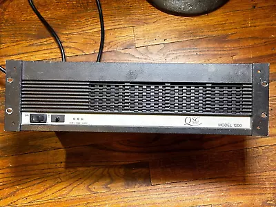 QSC 1200 Professional Stereo 200W 2 Channel POWER AMPLIFIER Amp Series One • $115