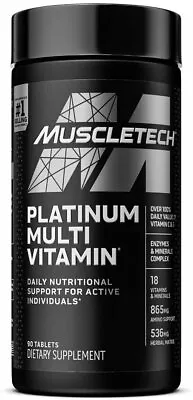 Multivitamin For Men | MuscleTech Platinum Multivitamin | Vitamin C For... • $13.99