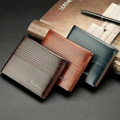 £13.06 • Buy Men RFID Blocking Leather Bifold Wallet Cash Pocket ID Window Card Holder