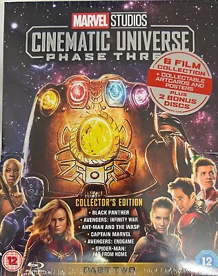 Marvel Studios Cinematic Universe: Phase Three - Part Two (Blu-ray 2019 8-Disc • £44.99