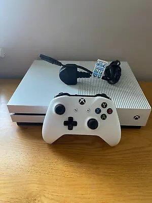 Microsoft Xbox One S 500GB Console - White With Wireless Controller Power Cable • £84.99