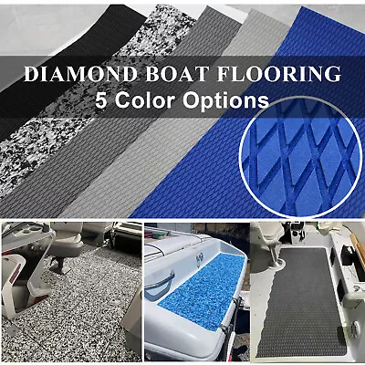 Diamond EVA Foam Boat Flooring Marine Decking Sheet Mats  Boat Carpet Kayak Pad • $39.99