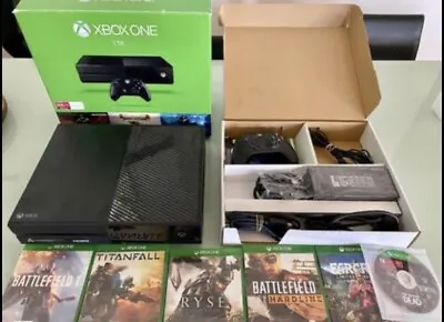 Microsoft Xbox One 1TB Video Game Console Black Boxed  + Games BUNDLE • $249.99