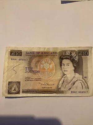 Old Ten £10 Pound Note (BN61 699317) ~ FREE UK POSTING • £10.50