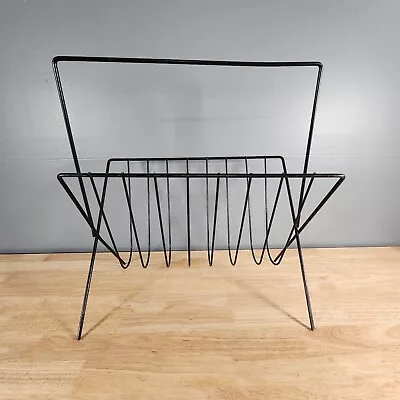 Vintage Mid Century Magazine Rack • $55