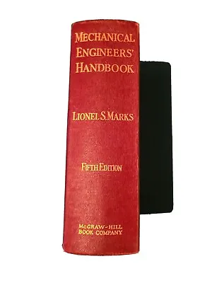 Vintage Mechanical Engineers' Handbook By Lionel S. Marks Fifth Edition 1951  • $45