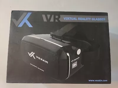 Virtual Reality Headset Glasses Voxkin Adjustable New Open Box Black VR 3D • $15