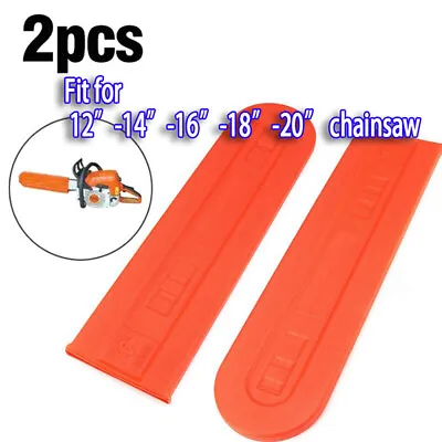 Chainsaw Bar Cover Scabbard Protector Guide Plate Holder For 12  14  16  18  20  • £5.93