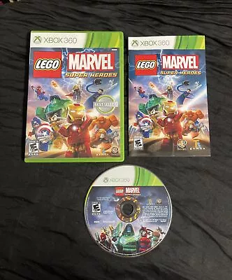 LEGO Marvel Super Heroes — Complete W/ Manual! (Xbox 360 2013) MAILS FAST! VG! • $7.90