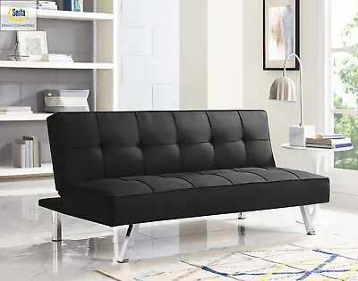 $240.99 • Buy Full Size Bed And Lounger Convertible Multi-functional Sofa With Metal Leg NEW