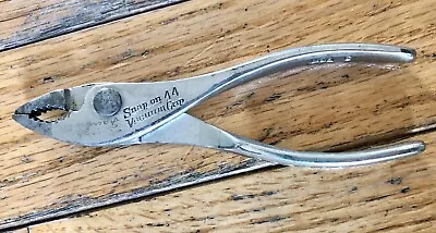 $59.99 • Buy RARE Vintage Snap-on 44 Discontinued 4.5  Vacuum Grip Slip Joint Pliers