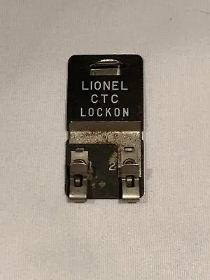 $7.99 • Buy Lionel Ctc Power Lock On Accessory! O Gauge Train Track Set Connector Terminal