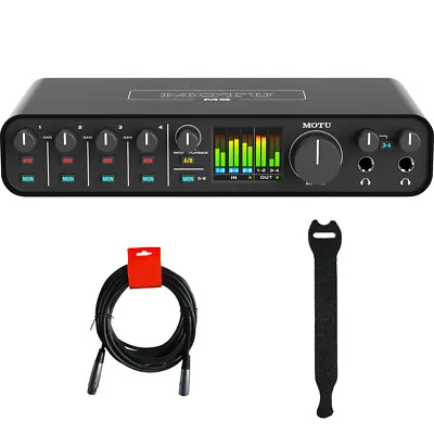 MOTU M6 Desktop 6x4 USB-C Audio-MIDI Interface • $399.95