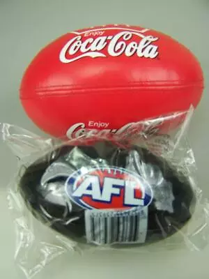 Two Coca Cola Coke Promotional Soft Footballs  Enjoy Coca Cola  And  Zero  • $16.95