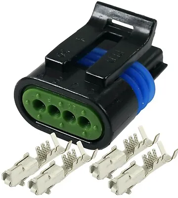 Delphi Metri-Pack 4-PIN Female 150.2 Series Connector W/16 18 GA  Terminals  • $8.79