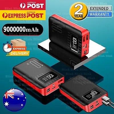 $23.90 • Buy Portable 900000mAh Power Bank Mini USB Backup Battery Charger For Mobile Phone