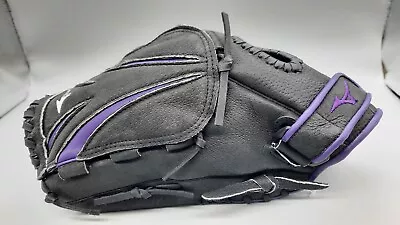 Mizuno Ball Glove Supreme Fastpich Leather Black Size 12.5  NEW!! • $29.99