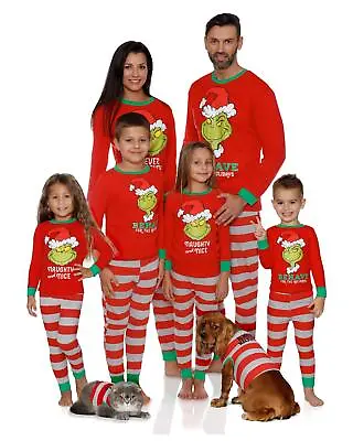 £11.82 • Buy 2022 Grinch Family Matching Christmas Pyjamas Boy Girl Kid PJs Set Gift UK Stock