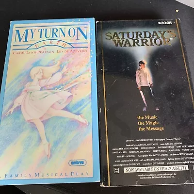 My Turn On Earth VHS Carol Lynn Pearson Musical Mormon Lds Saturdays Warrior Lot • $34.99