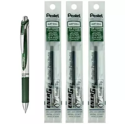 Pentel BL77 EnerGel RTX Retractable Liquid Gel Pen With 3 LR7 Refills • $9.76