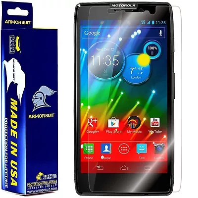 [2-Pack] ArmorSuit MilitaryShield Motorola Droid Razr HD Screen Protector • $8.99