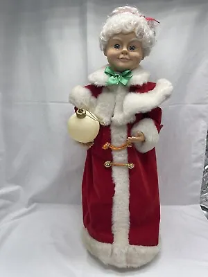 Vintage Christmas Animated Mrs.Claus  Sound 15” Motion Not Working • $39.98