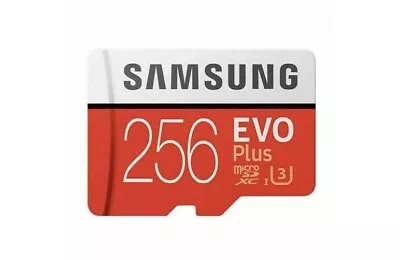 Samsung 256GB Evo Plus Micro SDXC Class 10 UHS-1 Card With Adapter (Brand New) • $84.99