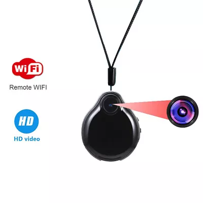 Small HD 1080P Wearable Mini Camera Video Voice Recorder Necklace Support Hidden • $18.99