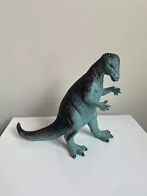 Vintage Pachycephalosaurus Dinosaur Toy Action Figure 9” Tall Rubber 1991 • $9.99