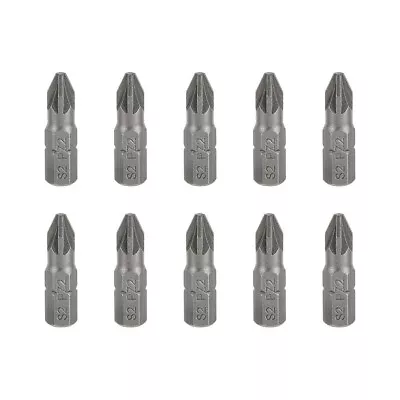 10pc Impact Bits Pz2 X 25mm Made In Uk Screwdriver Screws Bit New Dewalt Makita • £4.95