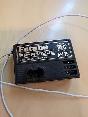 Futaba FP-R112JE 2ch Rc 75mhz AM Receiver  Vintage Receiver • $12.50