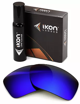 Polarized IKON Replacement Lenses Von Zipper Clutch Sunglasses Deep Blue Mirror • $35.90