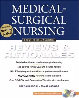 Medical-Surgical Nursing : Reviews And Rationales Compact Disc • £5.66