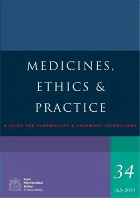 Medicines Ethics And Practice 34  Used; Good Book • £3.35