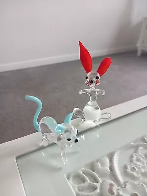 Murano Glass Animal Ornaments X2 • £5