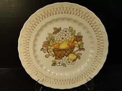 Metlox Vernon Ware Fruit Basket Dinner Plate 10 7/8  Imperfect • $4.99