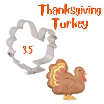 $6.99 • Buy Turkey Cookie Cutter, Thanksgiving Shape, Ann Clark Autumn Baking, FREE SHiPPiNG