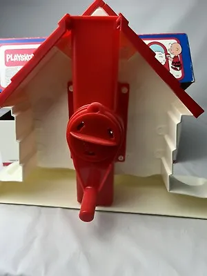 Vintage Playskool Snoopy Sno-Cone Machine W/Original Box Made USA 1965 Complete • $29.97