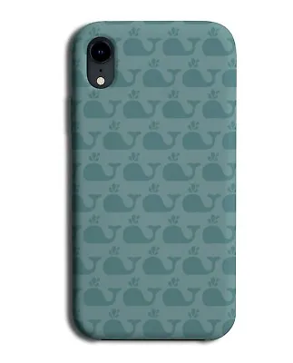 Dark Green Whale Pattern Phone Case Cover Whales Underwater Ocean Sea F204  • £14.95