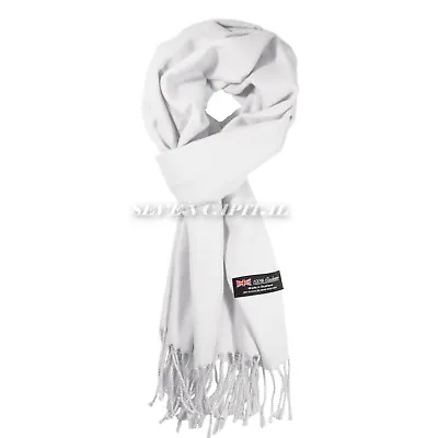 Men Women Unisex 100% Cashmere Scotland Warm Plain Scarf Pure Solid Colored Wool • $7.25