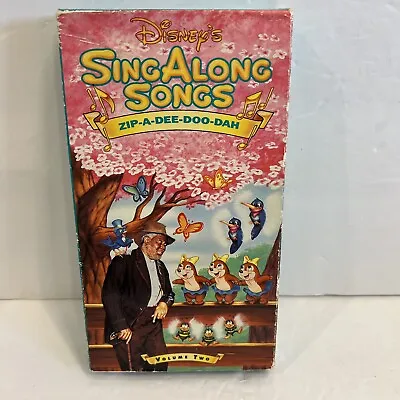 $7.99 • Buy Disney's Sing Along Songs  Zip-A-Dee-Doo-Dah VHS Song Of The South Volume 2