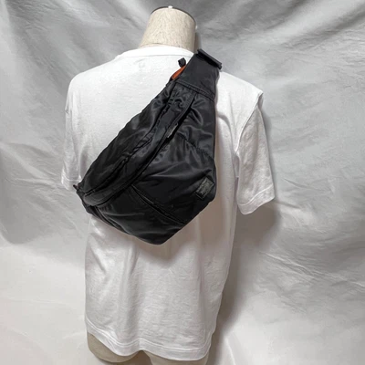 $95 • Buy Yoshida Porter Tanker Waist Bag(L) Shoulder Bag Black Both Men And Women