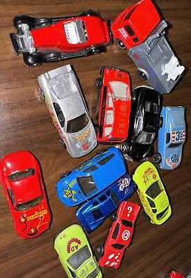 VTG Lot Of 12 Loose 1/64 Scale Model Diecast Cars Made In China • $40
