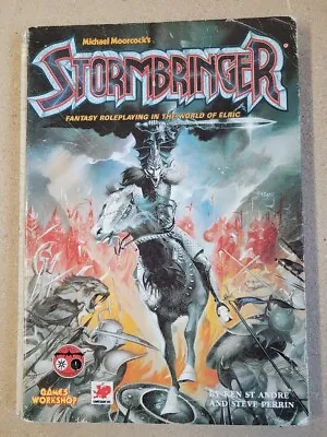$56.21 • Buy STORMBRINGER By Michael Moorcock 1987 Games Workshop Fantasy Roleplaying ELRIC