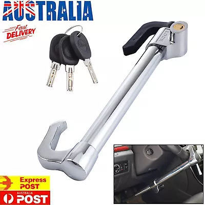 Steering Wheel Lock Anti Theft Security The Club Universal 2In1 Clamp Heavy Duty • $32.99